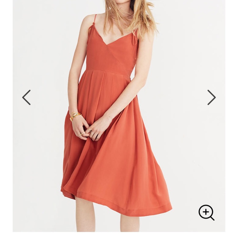 Madewell Silk Fern Cami Dress